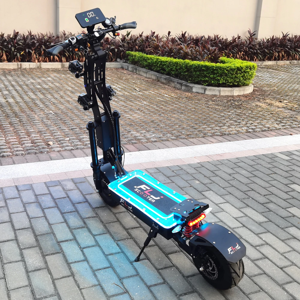 72V 8000W 13inch fat wheel dual motor Electric Scooter