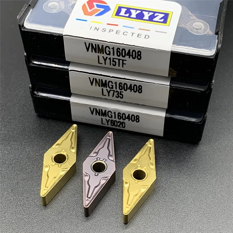 

VNMG160408 MA LY735/LY15TF/LY6020 carbide inserts External Turning tool lathe tools VNMG 160408