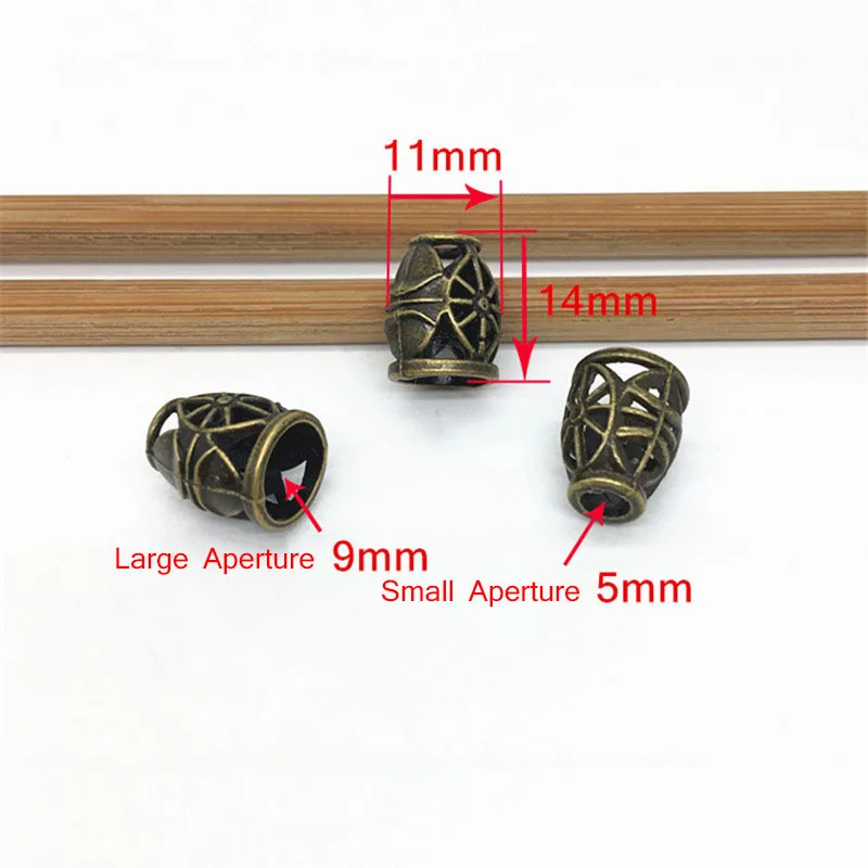 10Pcs Metal Hanging Bell Hanging Rope For Deduction DIY Decorative Buckles Ropes Buckles Down Jacket Pants Headbands Rope Button