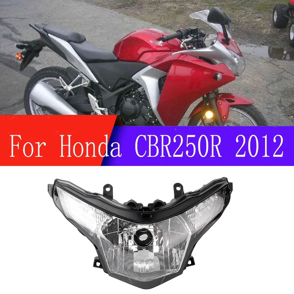 CBR 250R Cafe Racer Motorcycle Accessories Front Headlight Headlamp Head Light Lighting Lamp For Honda CBR250R CBR 250 R 2012