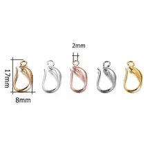 Copper Rose Gold Ear Hooks 12pcs #3