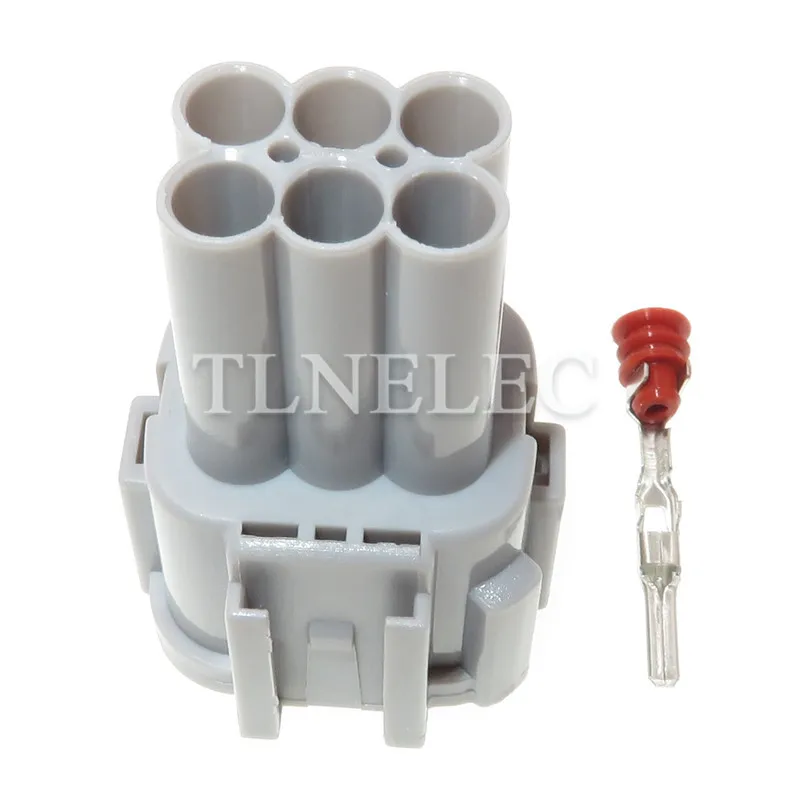 6188-0560 6189-1175 Sumitomo 6 PIN ชายหญิงสีเทากันน้ำ Auto Connector ไฟหน้าวิ่งกลางวันปลั๊กสำหรับ teana