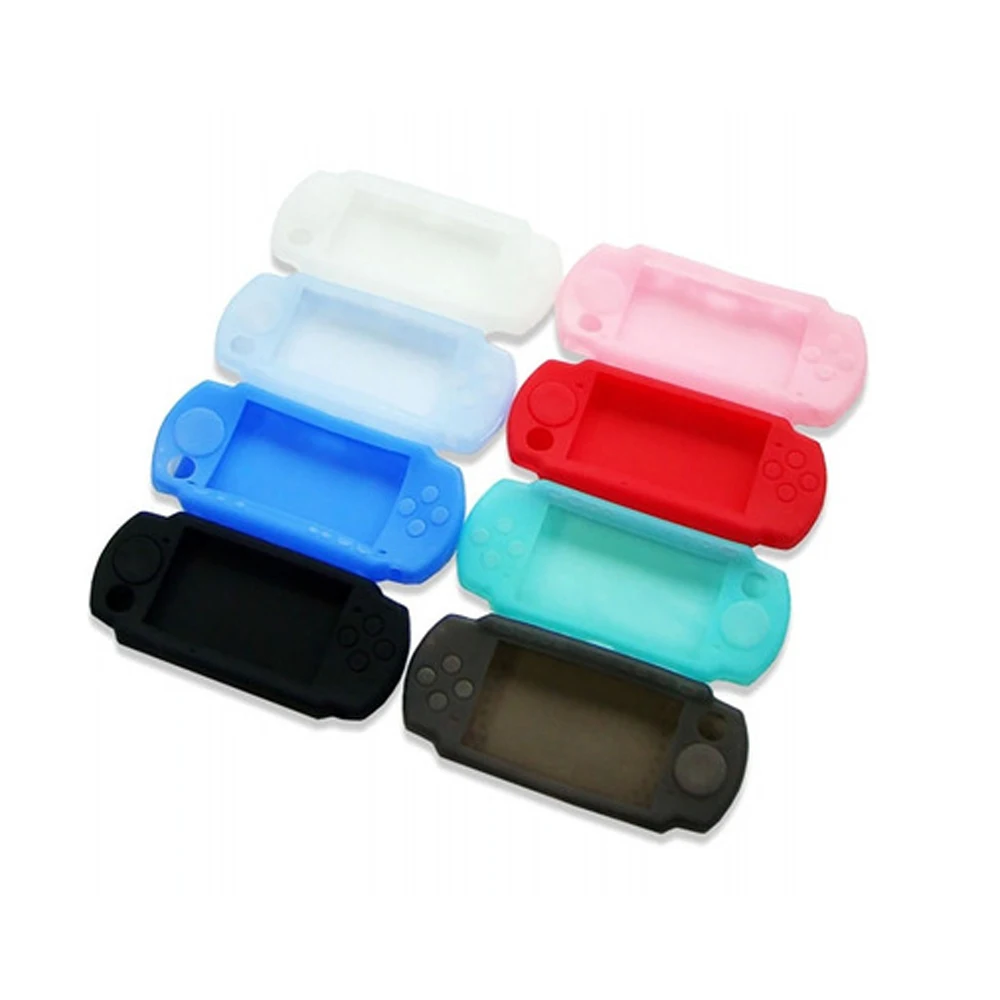 100 pcs a lot Soft Silicone Case housing shell Skin Cover protective housing Case Cover For PSP3000