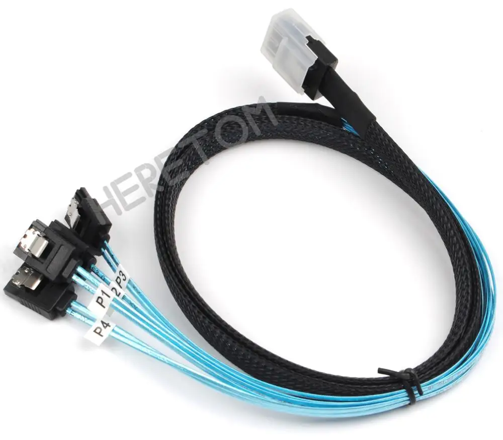 

NEW Mini SAS SATA 8087 Cable For ASR-5805 2266900-R Raird Card Data Cable 1M/100CM