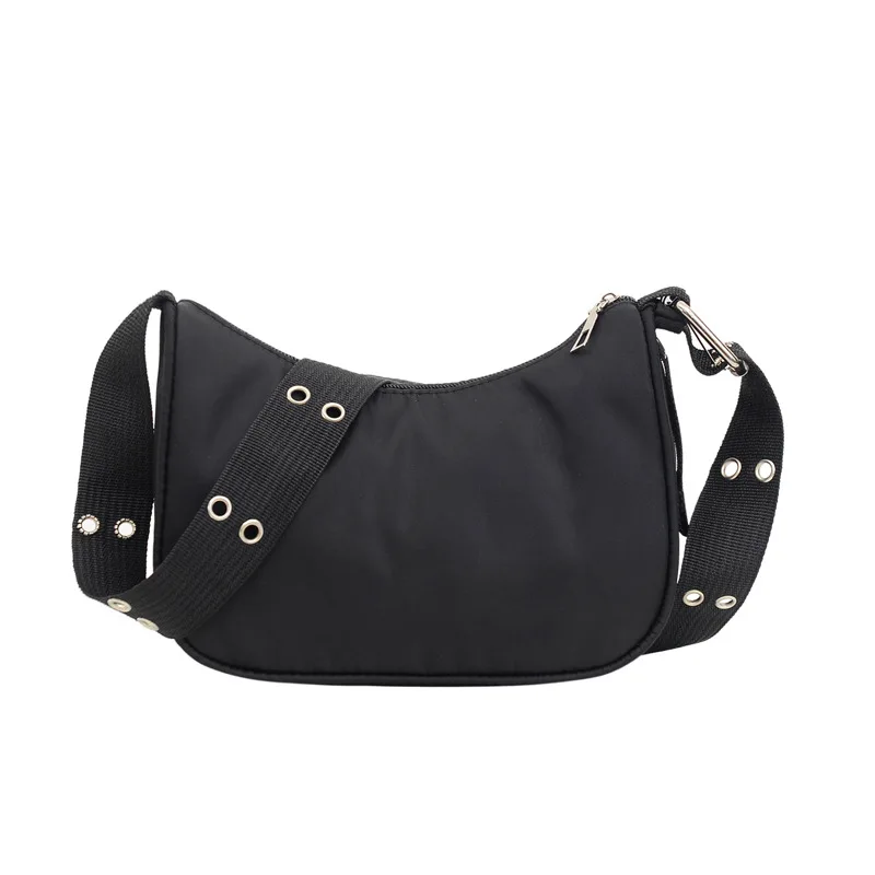 Yogodlns Trendy Nylon Umhängetasche Für Frauen Vintage Umhängetaschen Weibliche Straße Messenger Handtasche und Geldbörse Reise Einfache Tote – Detail 23