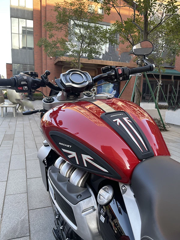 For Triumph Rocket3R Rocket3GT Anti skid sticker for fuel tank, modified sticker, waterproof sticker, rubber sticker, new style