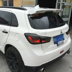 MONTFORD Car Styling ABS Plastic Material Unpainted Color Rear Trunk Boot Wing Rear Spoiler For Mitsubishi ASX 2013-2018