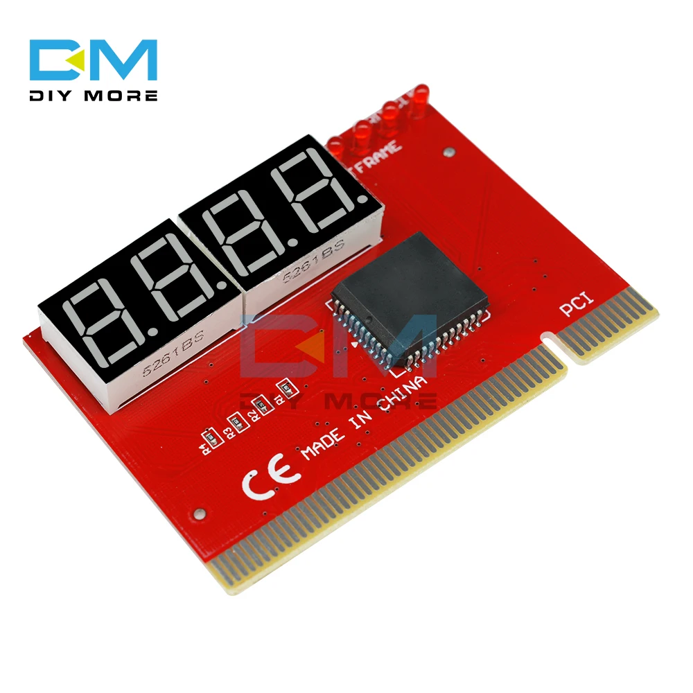 4 Digit PC Computer Mother Board Debug Post Card PCI Motherboard Diagnostic Analyzer Tester Electronic PCB Board Module