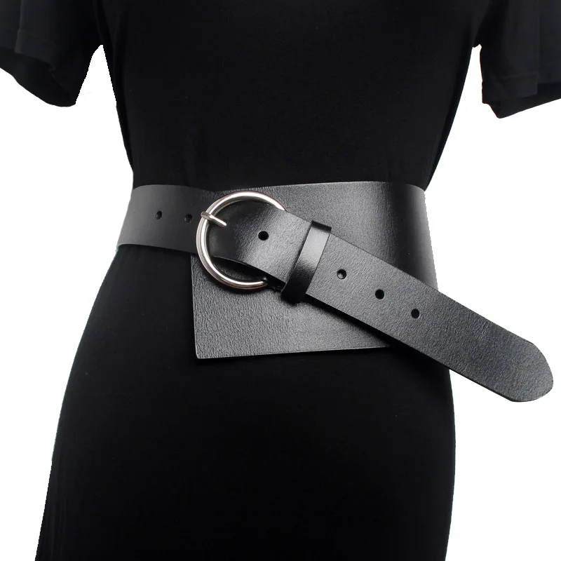 Cinture larghe di moda per donna cintura di lusso in vera pelle corsetto cintura cummerbund abito femminile cinture decorare accessorio cintura