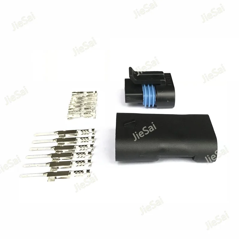 Delphi Metri-Pack 150.2 Verzegeld Vrouwelijke Mannelijke 6 Pin 12066317 12162261 Gm Tps Platte Gaspedaal Automotive Waterdichte Connector