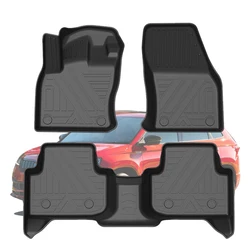 Fully Surrounded Foot Pad For Skoda Karoq 2020 Car Waterproof Non-Slip Rubber Floor Mat TPE Car Accessories