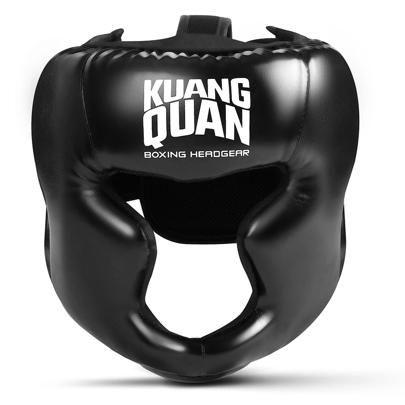 Kick Boxing Helmet for Men Women PU Karate Muay Thai Guantes De Boxeo Free Fight MMA Sanda Training Adults Kids Equipment