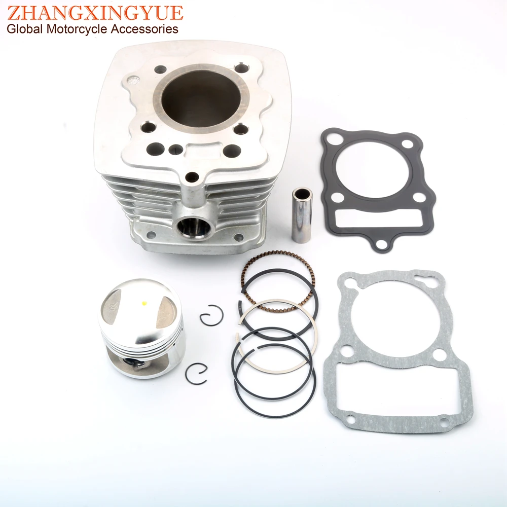 Motorcycle 56.5mm Cylinder Block Kit for Honda CG125 1980 JX125 S1/S2 CG JX 125cc 156FMI 12100-397-010 4-Stroke