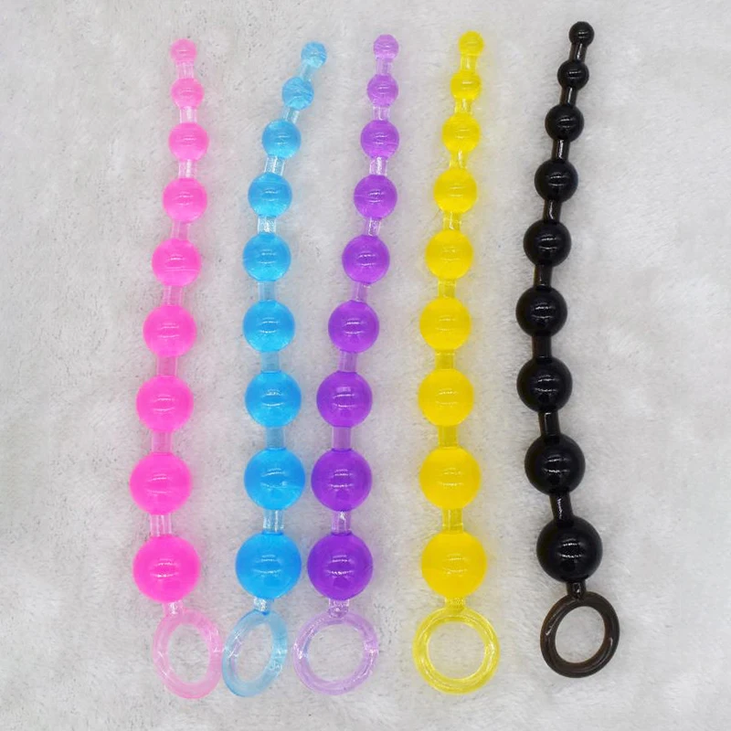 Super Long Silicone Butt Plug Anal Beads Ball Sex Toy Beginners Man Women Couples Anus Masturbator Soft Rubber Long Pull Beads