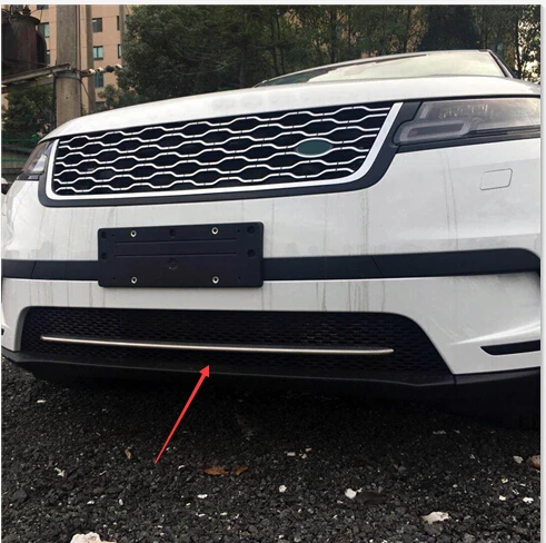 for Land Rover Range Rover Velar 2017 2018 Only Fit for Low-Equipped model Front Bottom Grill Grille Decoration Trim car styling