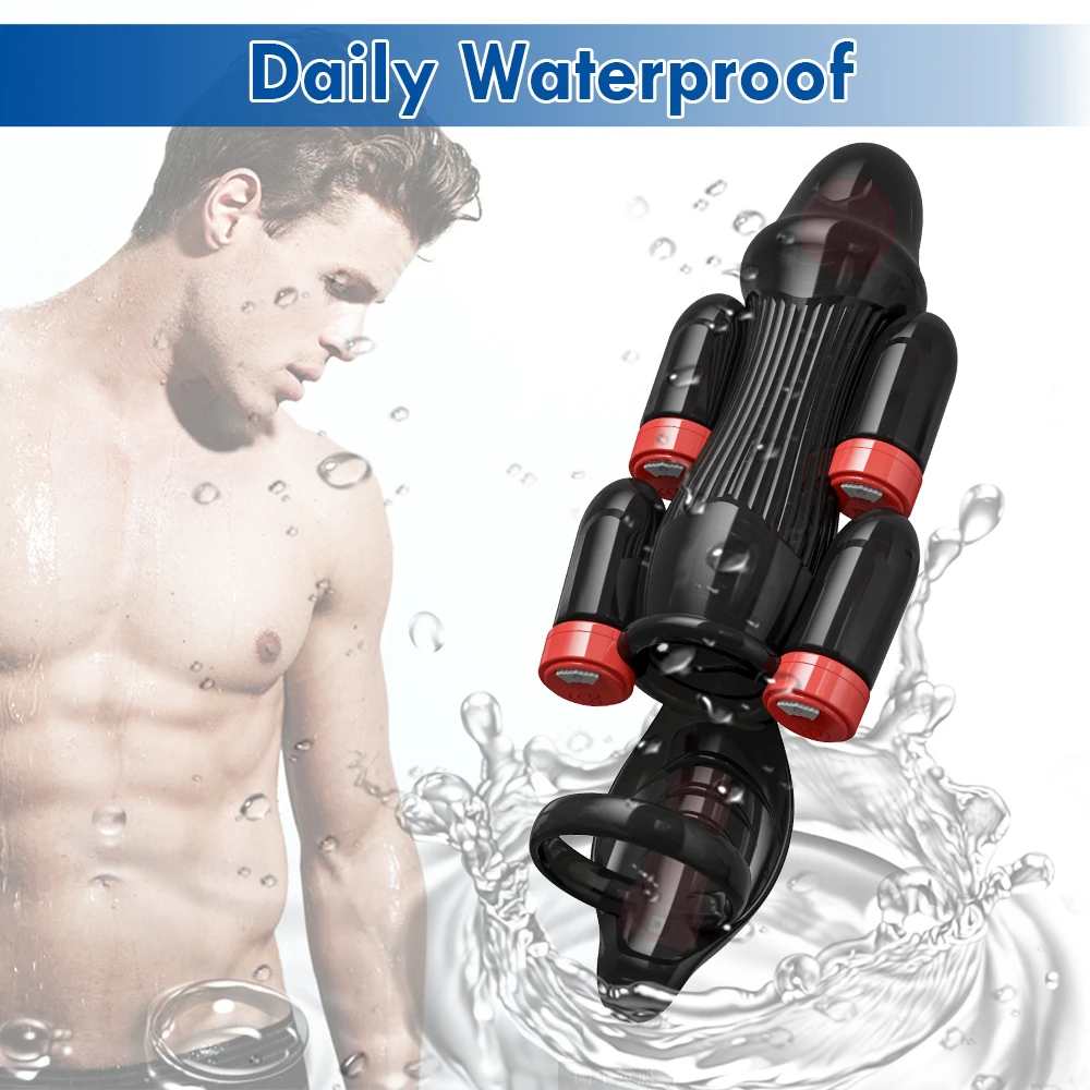 10 Speed Glans Vibrators Male Masturbation Sex Toy For Men Glans Trainer Male Delay Lasting Trainer Vibrators for Penis Massager