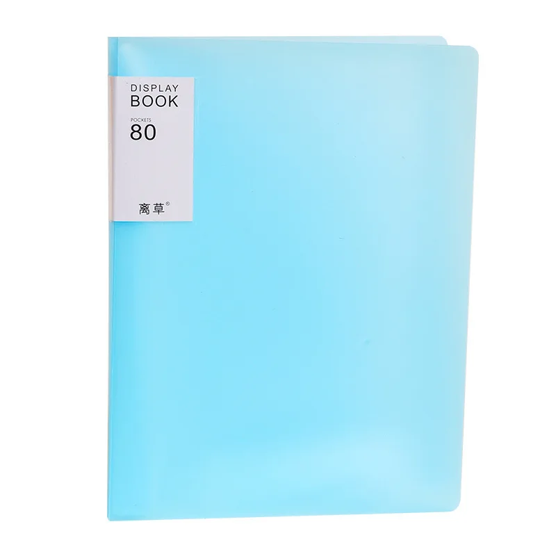 A4 Plastic Budget Binder File Folders Documents 30/60/100 Pages Office Desk Supplies Organizer Booklet Leaflet Student File