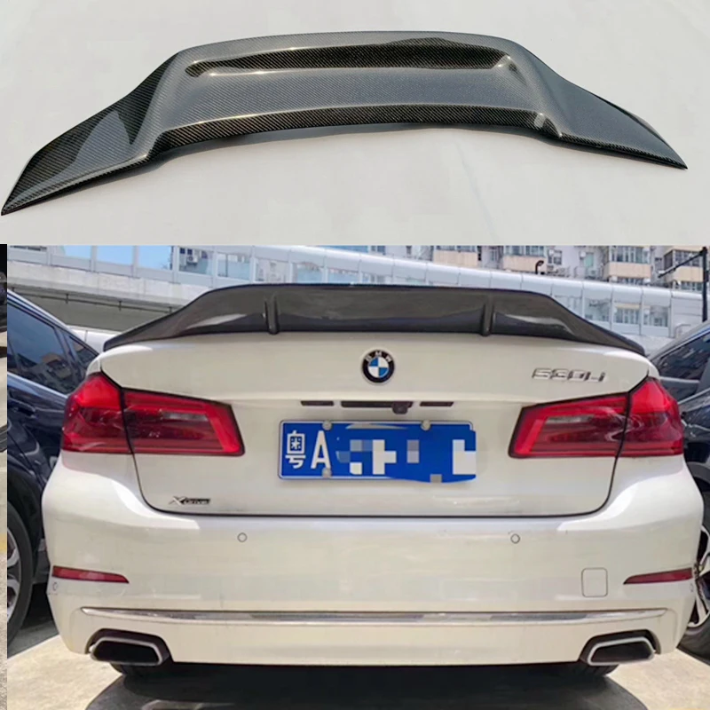

5 Series Carbon Fiber Rear Trunk Spoiler Wing for BMW G30 G38 F90 Sedan 2017 2018 2019 R Style