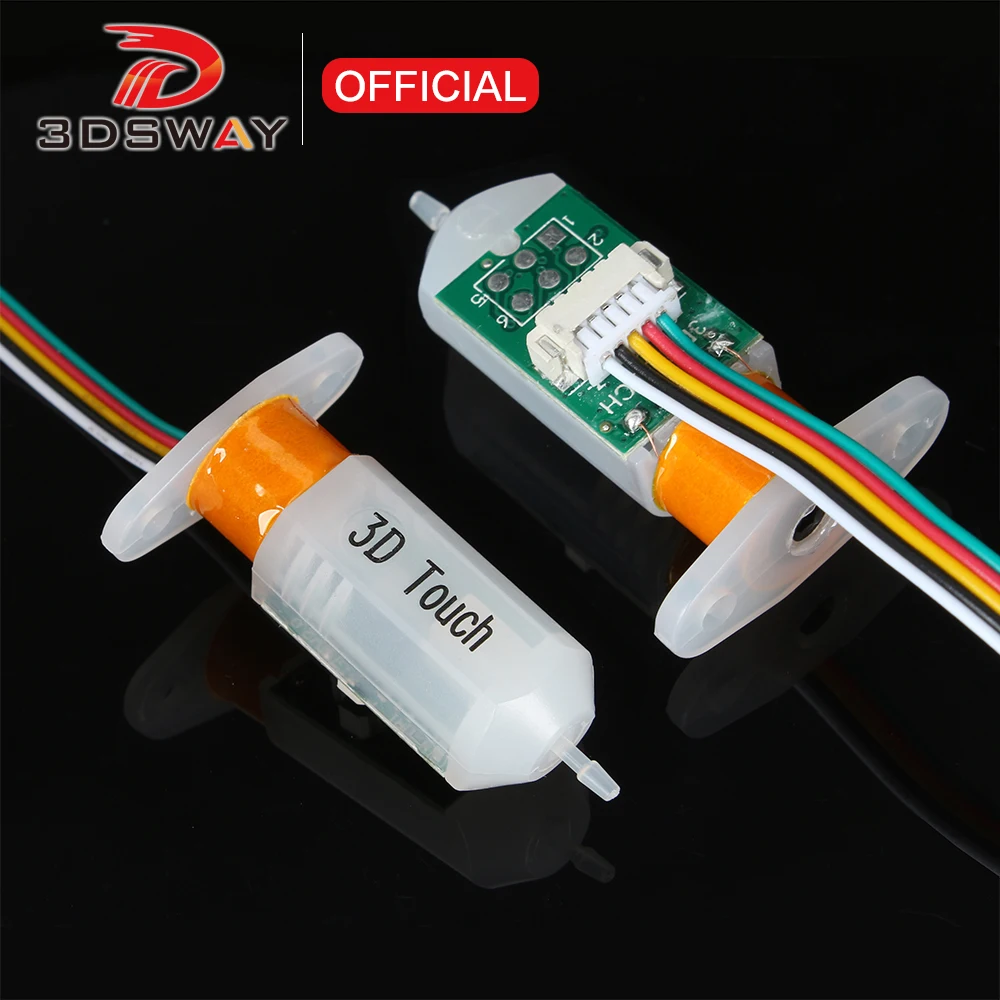 3DSWAY Części do drukarek 3D Czujnik dotykowy 3D Automatyczny czujnik poziomowania łóżka BL Touch BLTouch Poprawia precyzję druku Mk8 i3 Ender 3 CR10