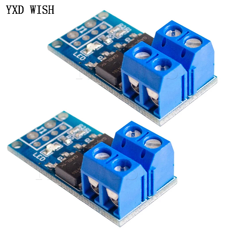 10PCS 15A 400W MOS FET Trigger Switch Drive Módulo PWM Regulador Controle Atual Painel Board Módulo Diy Kits Controle Motor