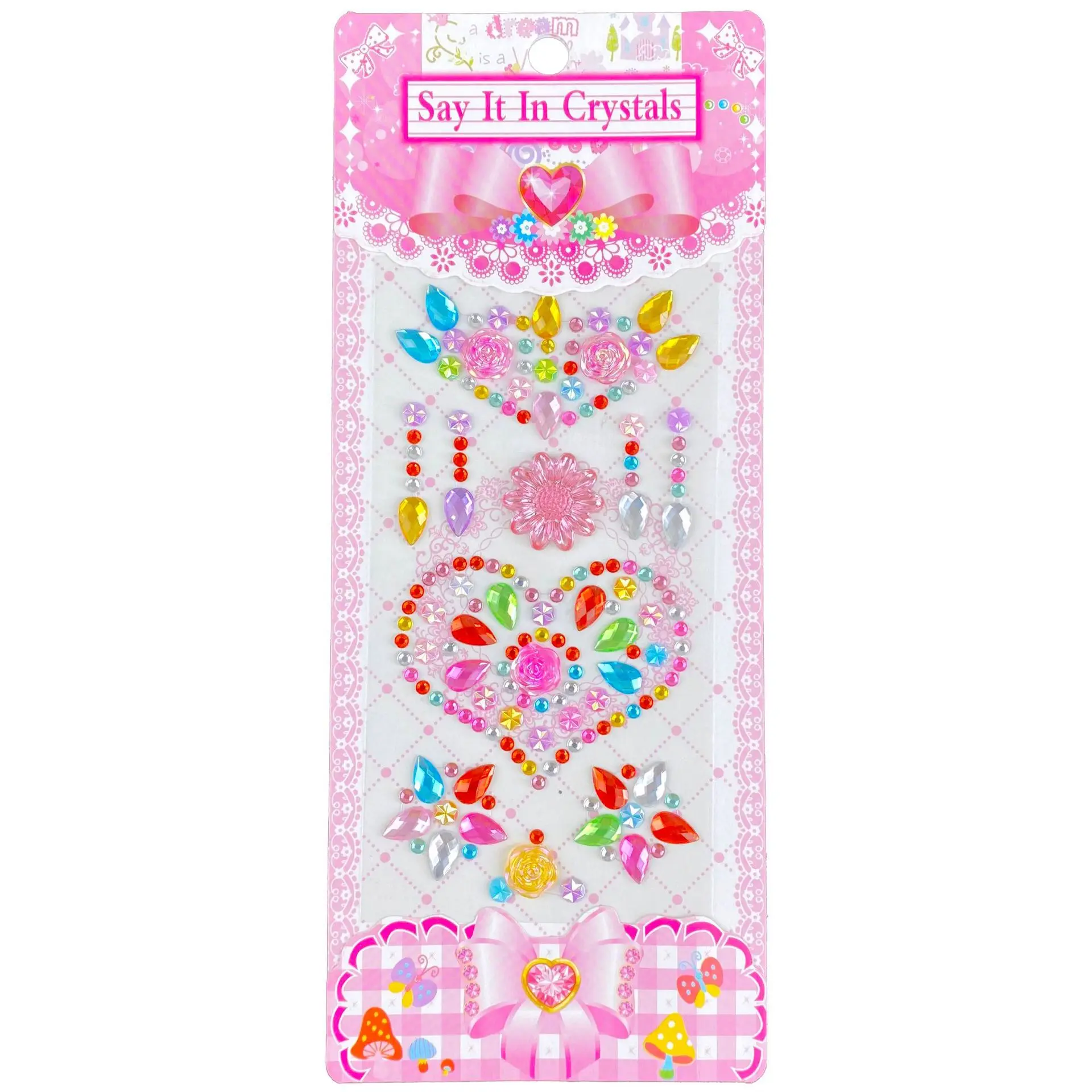 Kawaii Sticky Crystal Scrapbooking Home Sticker Note Creative School Office Supply Stationery Bookmark Phone Case Rhinestone DIY