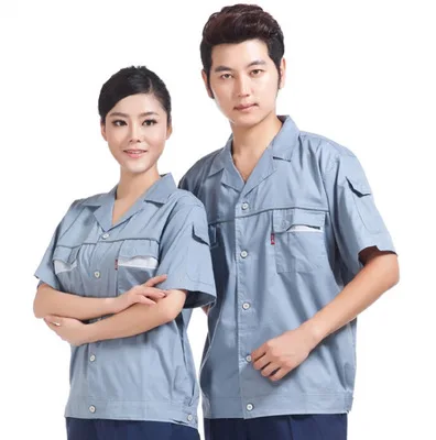 Short sleeve suit summer overalls tooling uniforms factory direct production auto repair service