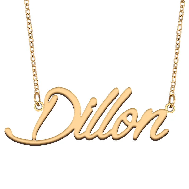 

Necklace with Name Dillon for His Her Family Member Best Friend Birthday Gifts on Christmas Mother Day Valentine's Day