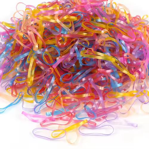 2018 New Random Mixed Child Baby Hair Holders Rubber Bands Elastics Girl's Tie Gum Hair Accessories about 500PCS - Image 11
