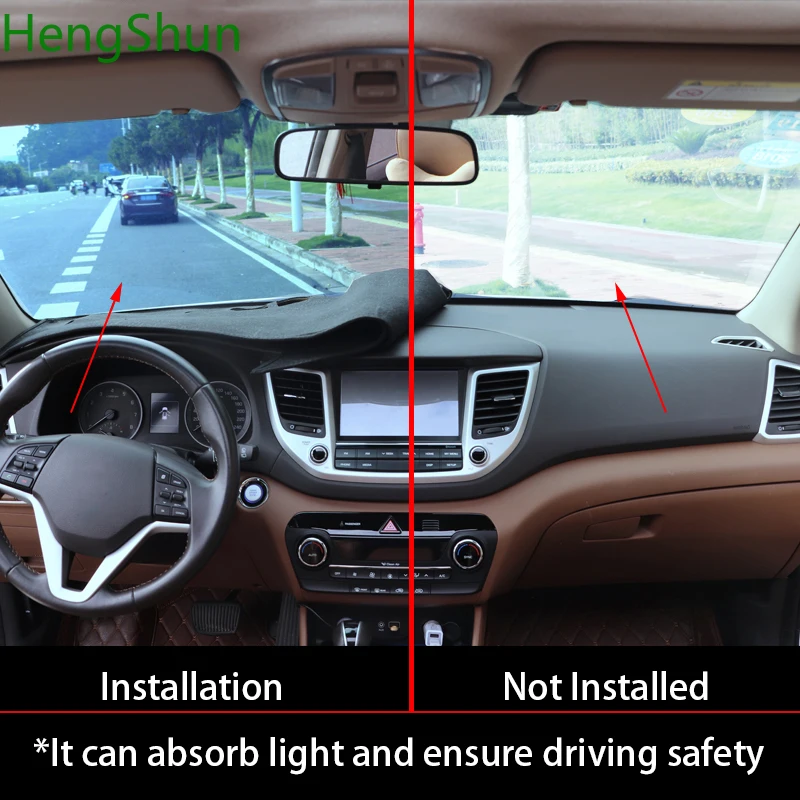 For Nissan Tiida C11 2005-2010 Car Styling Dash Mat Dashmat Dashboard Sticker Cover Sun Shade Dash Board Cover Carpet