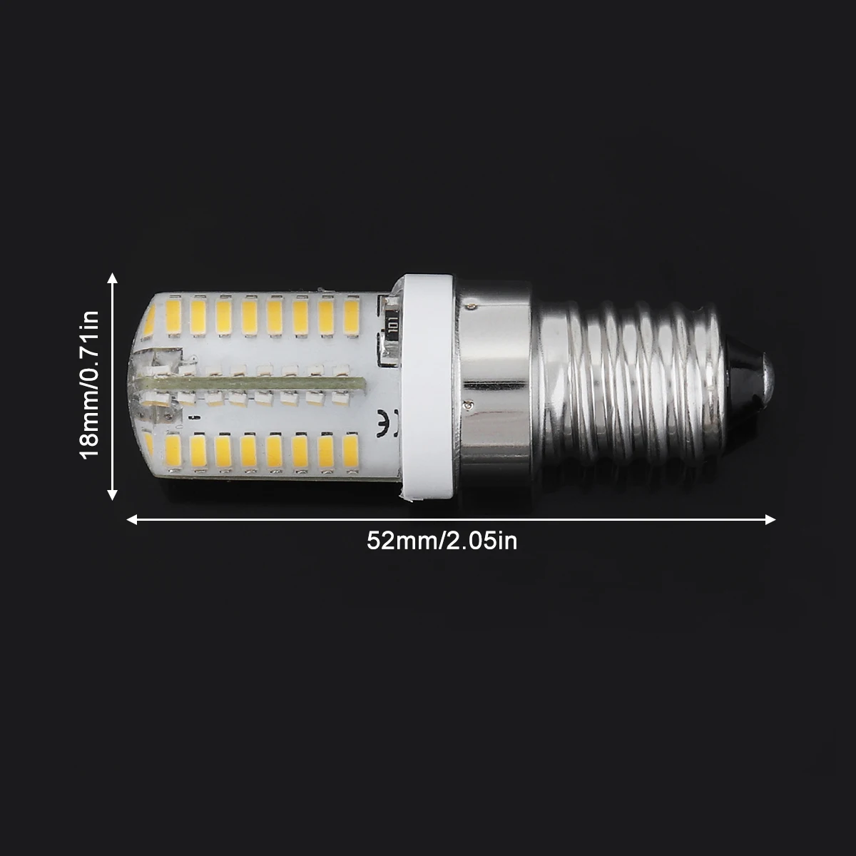 E14 LED Bulb 110V/220V LED Lamp SMD 3014 3W Silicone Corn Light Chandelier Lighting Replace Halogen Lamp New