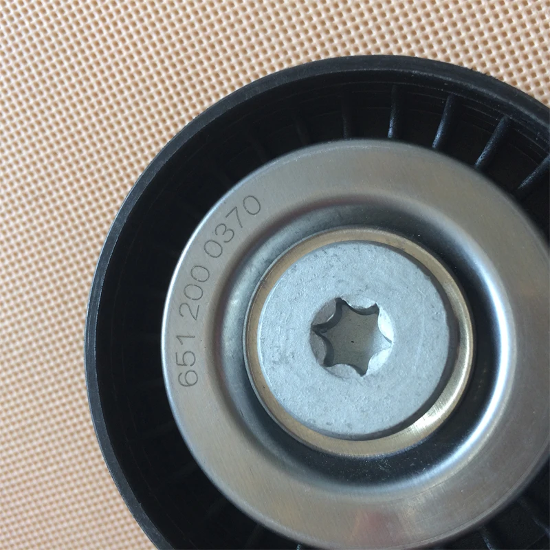 Tensioning Wheel For Mercedes 6512000370 Belt Idler Pulley OM651 W204 X218 X204 W166 VITO W447 W221 ML250 E-CLASS C200 GLK 220
