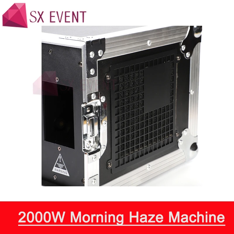 High Output 2000w Pro Morning Haze Machine Fog Machine DMX512 Hazer Machine With Flycase For  Party Stage Effect Equipment