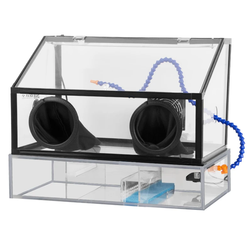 Shixin-moedor Elétrico de Jade e Cera de Abelha com Tampa Acrílica Transparente Máquina de Moer e Esculpir em Caixa com Poeira