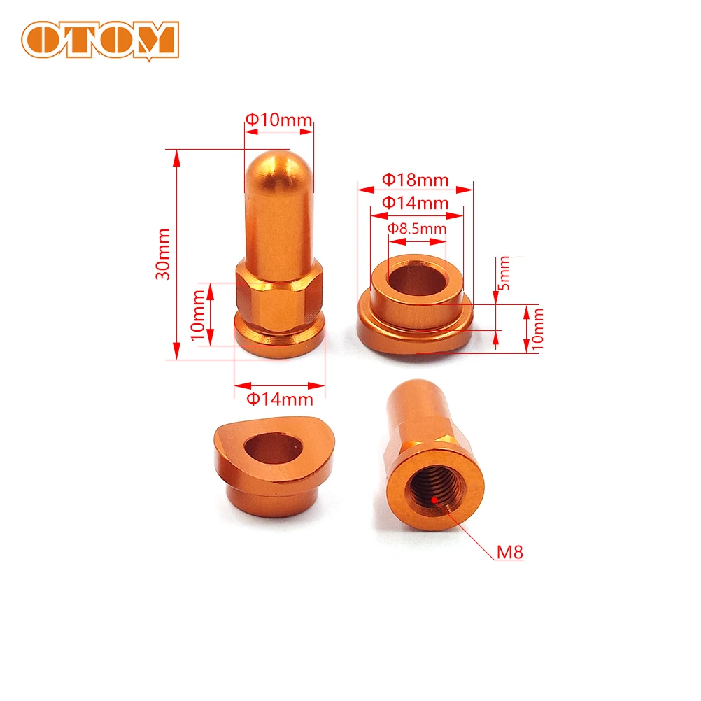 OTOM Motorcycle CNC Rim Lock Covers Nuts Washers Security Bolts For KTM EXC SX XC SXF YZ YZF WR WRF DRZ RMZ KX KLX KXF CR CRF FC