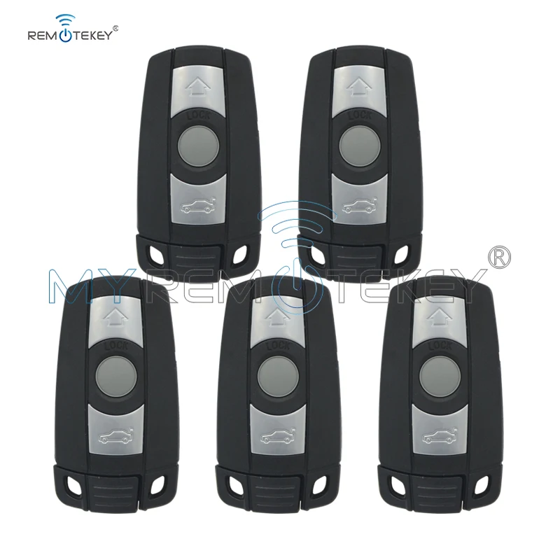 

Remtekey 5pcs Smart Key KR55WK49127 3 Button for BMW 315Mhz E39 E60 E61 E46 328i 335i 528i 535i 550i 2008 2009 Remote Key