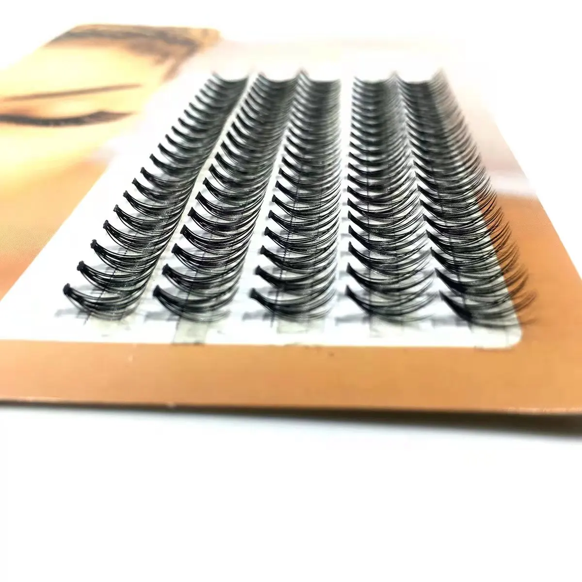 100 번들 속눈썹 연장 내추럴 인조 밍크 속눈썹, 개별 10/20/40D 클러스터 속눈썹 메이크업 속눈썹 인조 속눈썹, 신제품