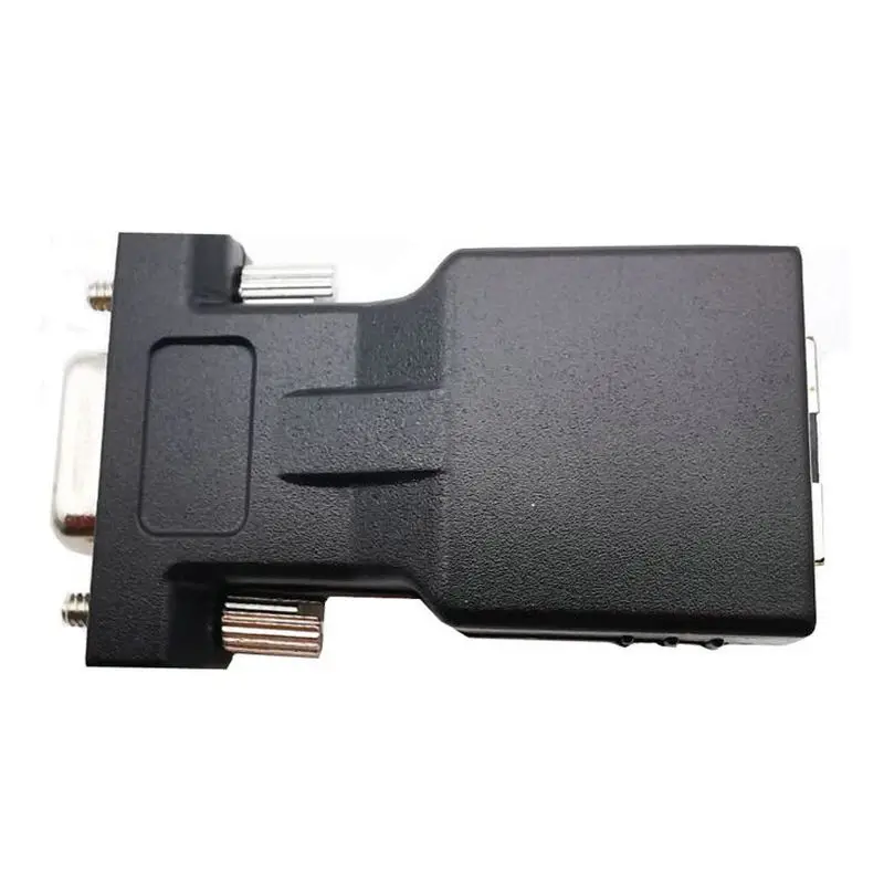 Extensor VGA macho/hembra a LAN RJ45 CAT5 CAT6, adaptador de Cable de red, envío directo