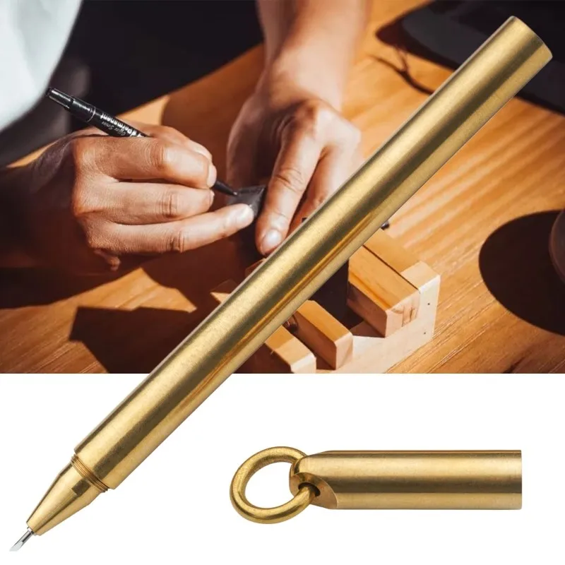 5 pièces À double usage Bois Laiton Couteau Remplaçable Gel Stylo Bois Marquage Stylo Deux Types Bois Scribe OUTILS DE BRICOLAGE