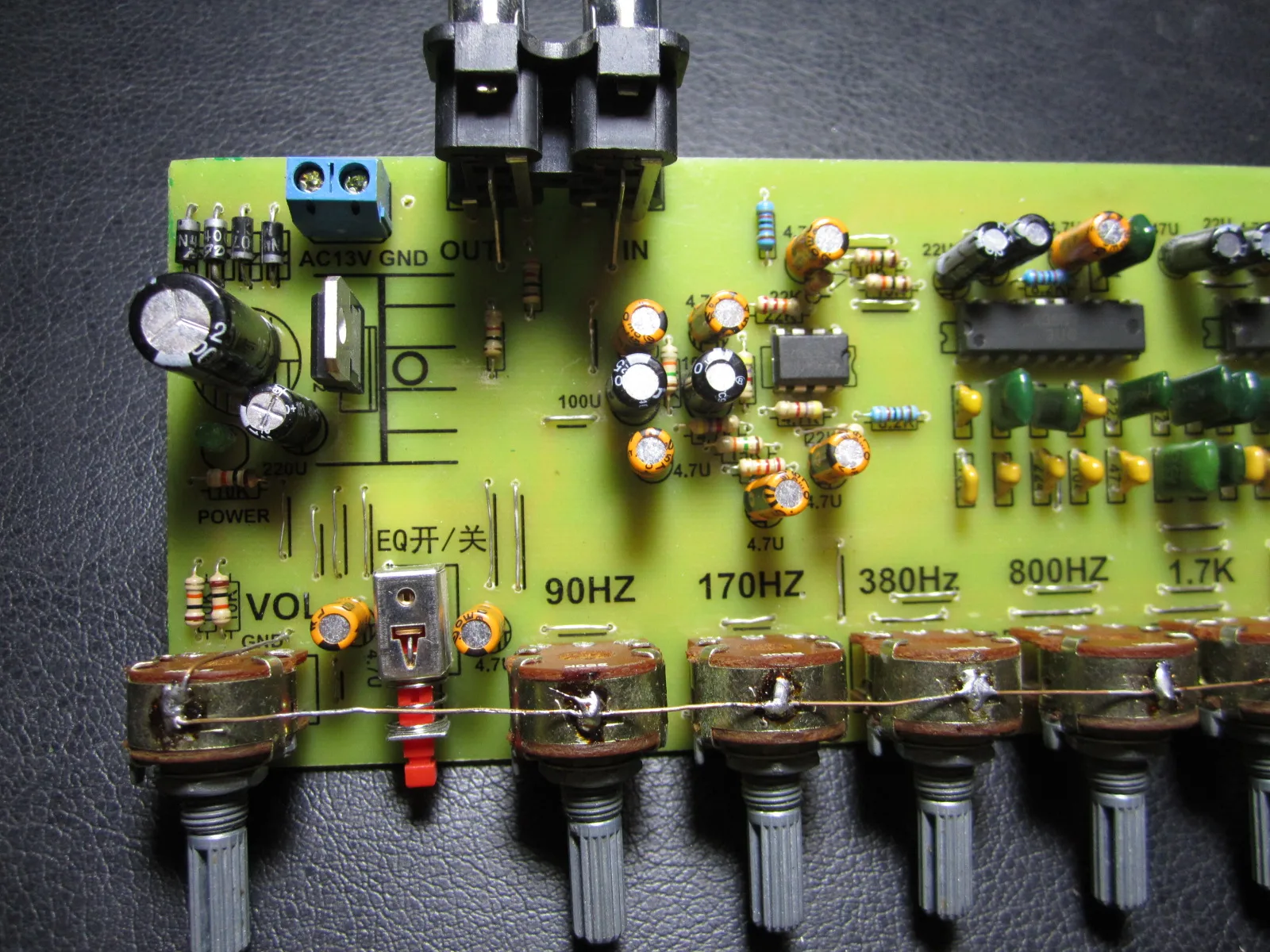 Febbre di Sintonia Bordo La3607 a Sette segmenti di Equalizzazione Abbellimento Bordo (nato per Alto)