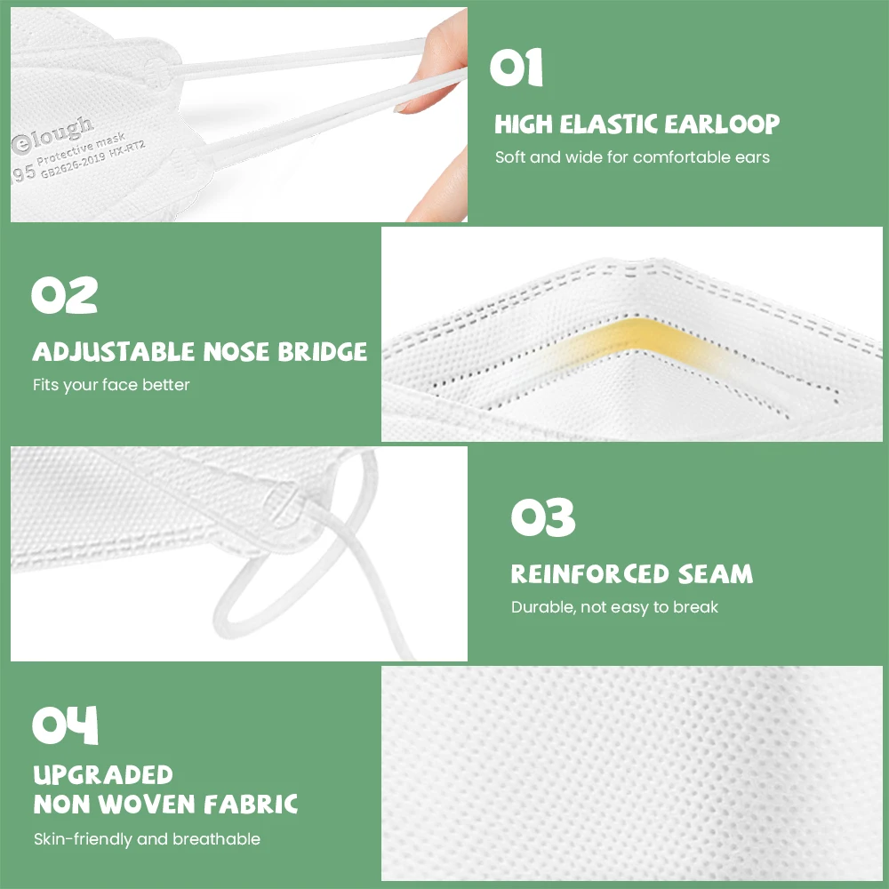 Masques de protection pour enfants FFP2, kn95, FFP3