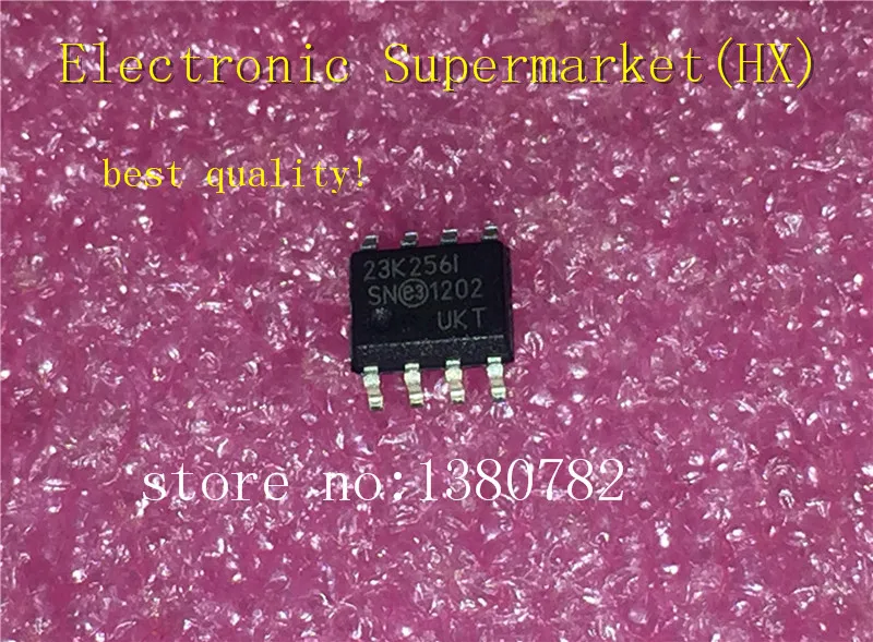 

Free shipping 10pcs/lot 23K256-I/SN 23K256 SRAM 256KBIT 20MHZ SOP-8 IC In stock!