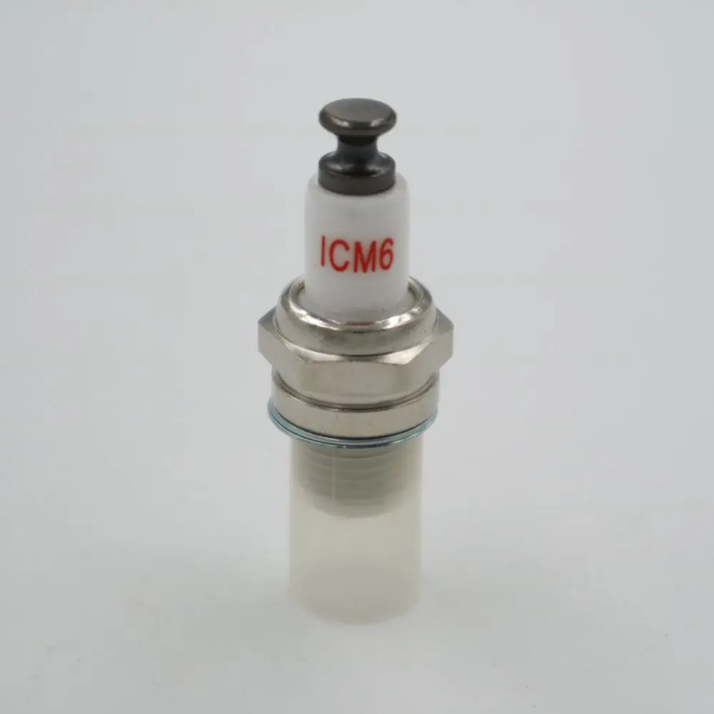 Rcexl ICM6 CM6-10mm Iridium Spark Plug for Gas Engine DLE20/20RA/30/RA/40/55/55RA/60, DLE111, DLA56, DLA32, DLA112, EME55