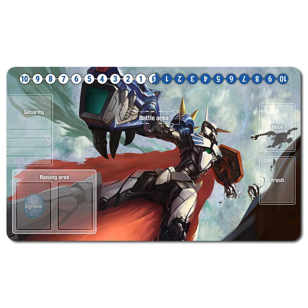 459569 - Board Game DTCG Playmat Table Mat Size 60X35 cm Mousepad Play Mats Compatible for Digimon TCG CCG RPG