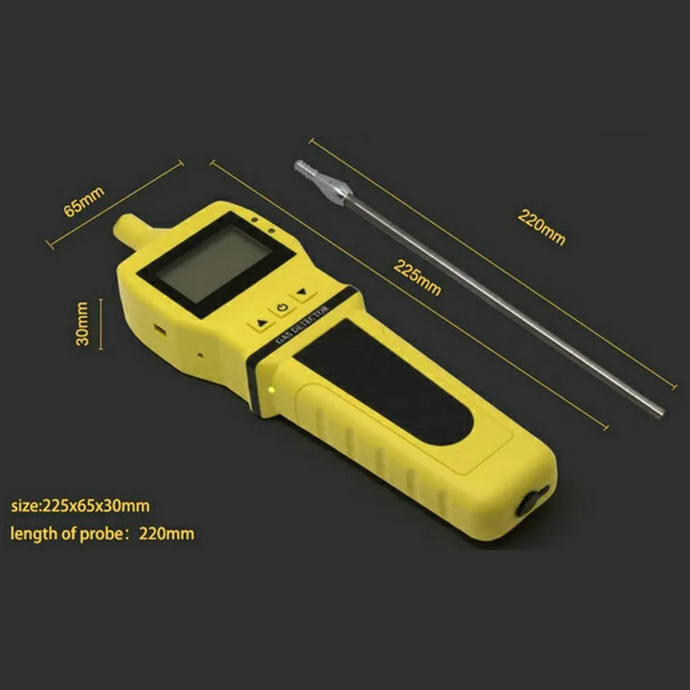 New Gas Sampling Pump CO2 CO Tester Portable Digital Charging External Pump Sampler Device Tool Use with Gas Detector EU US Plug