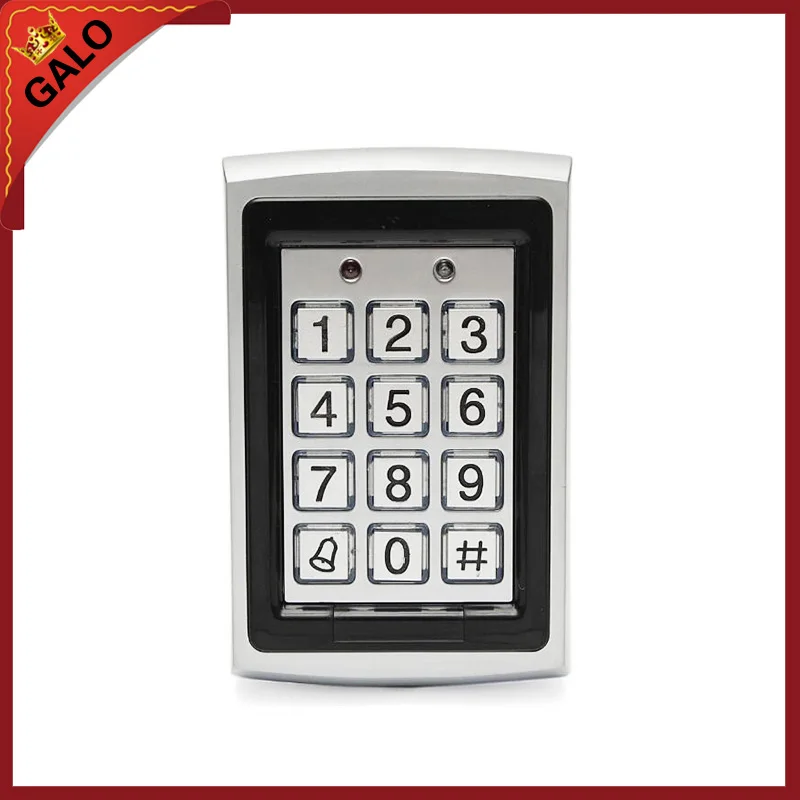 7612 Metal Rfid Access Control Keypad Support 1000 Users 125KHz ID Card Reader Electric Digital Password Door Lock