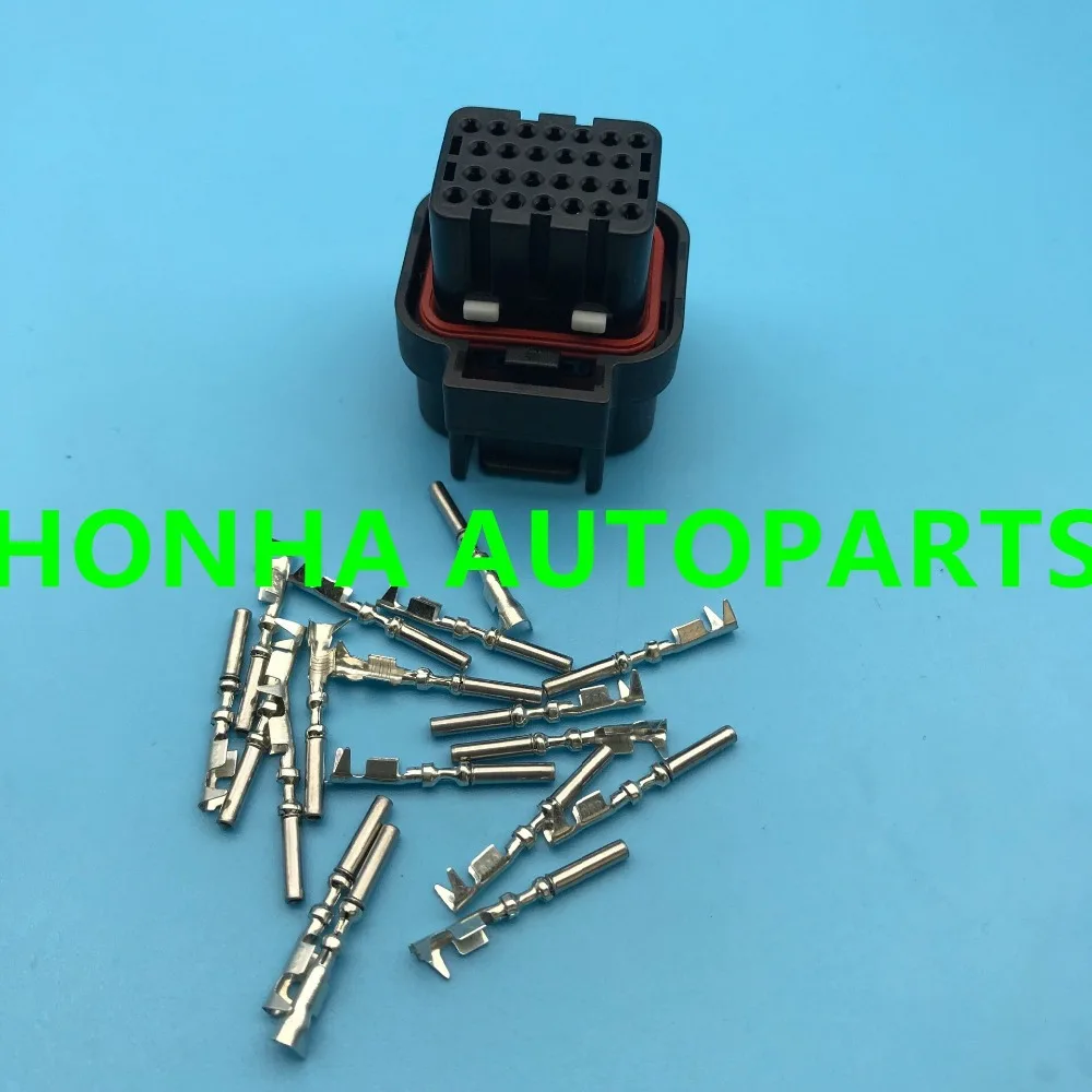 Free shipping 1 pcs/lots 26 Pin/way two types AMP Tyco ECU Automotive Connector Socket 1473416-1