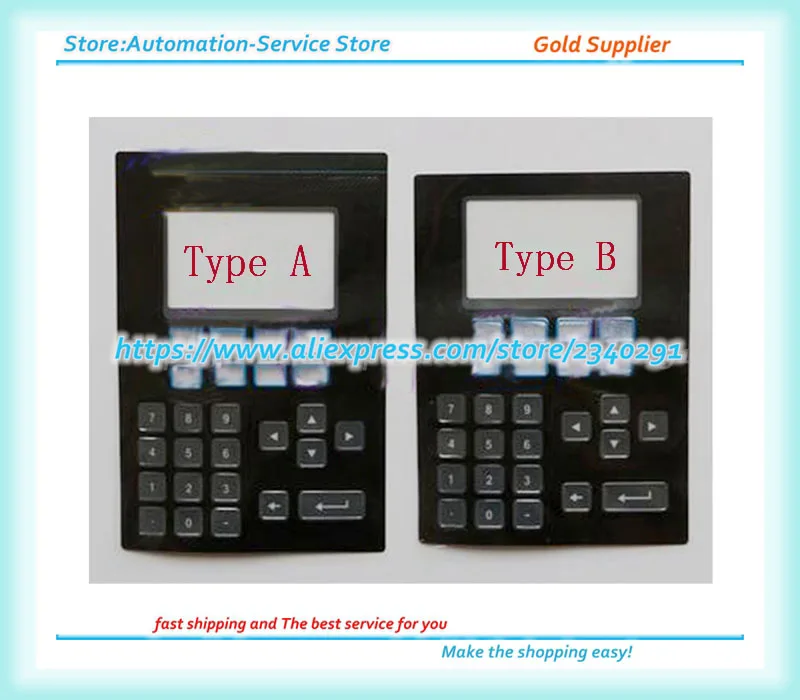 

New 2711-K3A17L1 2711-K3A17L1B Membrane Keypad