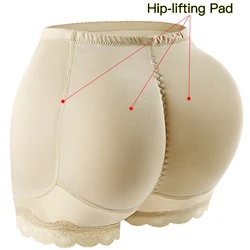 Shapewear Women Padded Underwear Butt Lifter Fake Buttock Hips Enhancer Sexy Body Shaper Control Panties With Filler Plus Size