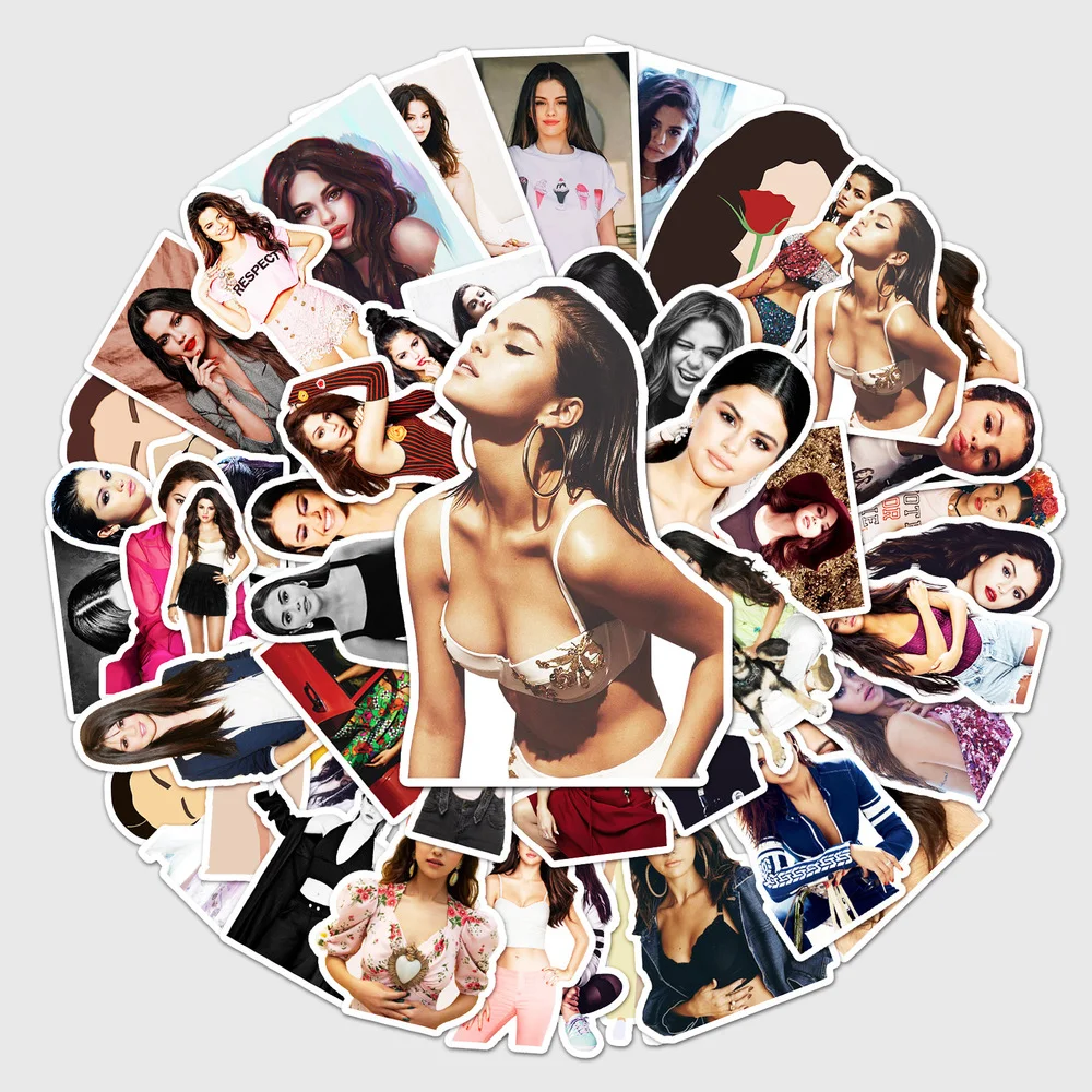 10/50Pcs/set Selena Gomez Fantasy comedian stickers For Motorcycle Skateboard Laptop Phone Guitar Snowboard Bumper Pegatinas