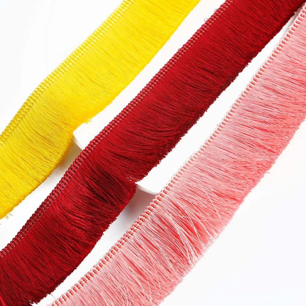 1m Fashion Thick Polyester Lace Fringe Trim 3cm Tassels for DIY Home Curtain Sewing Accessories Tassel Earrings Jewelry Making